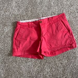 Coral colored shorts